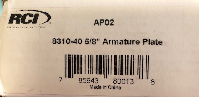 AP02 Rutherford Armature Plate