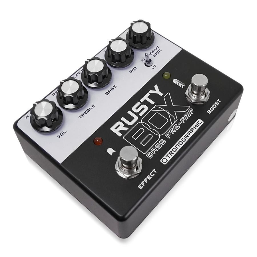 Tronographic Rusty Box [Japan Edition] Bass Preamp Pedal Black / White BRAND NEW