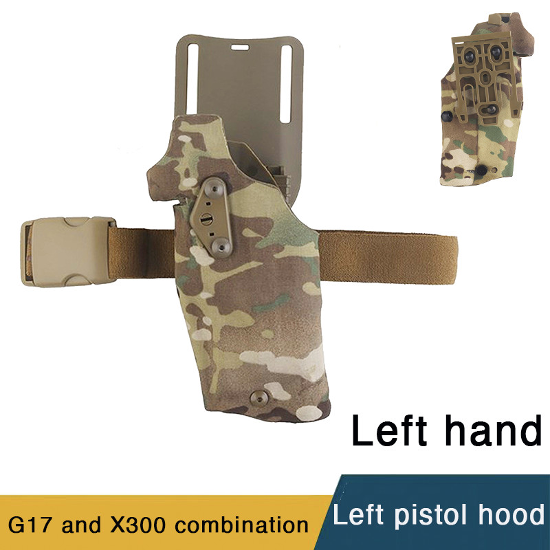 6354DO ALS Quick Release left leather holster 832 G17 combination X300