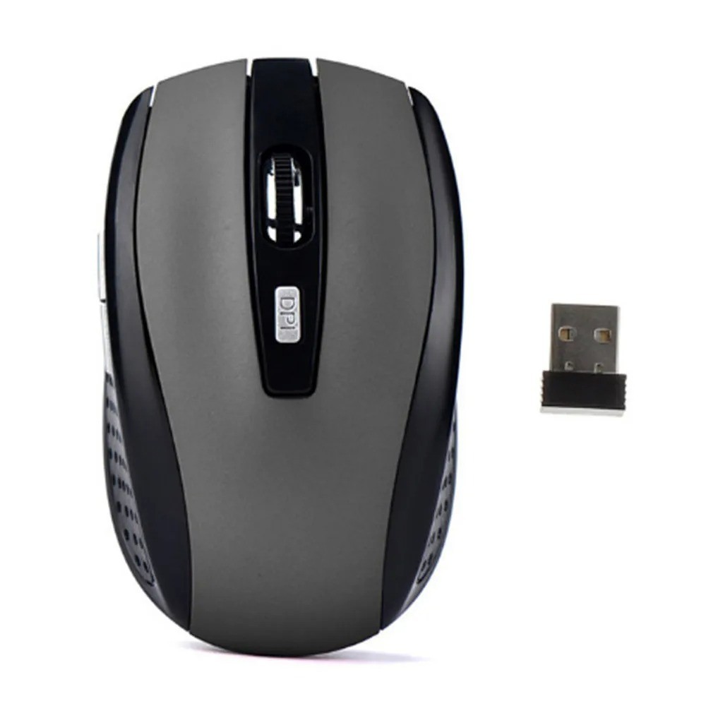 Wireless Silent Mouse 2.4GHz Optical USB Mouse Adjustable DPI Laptop PC