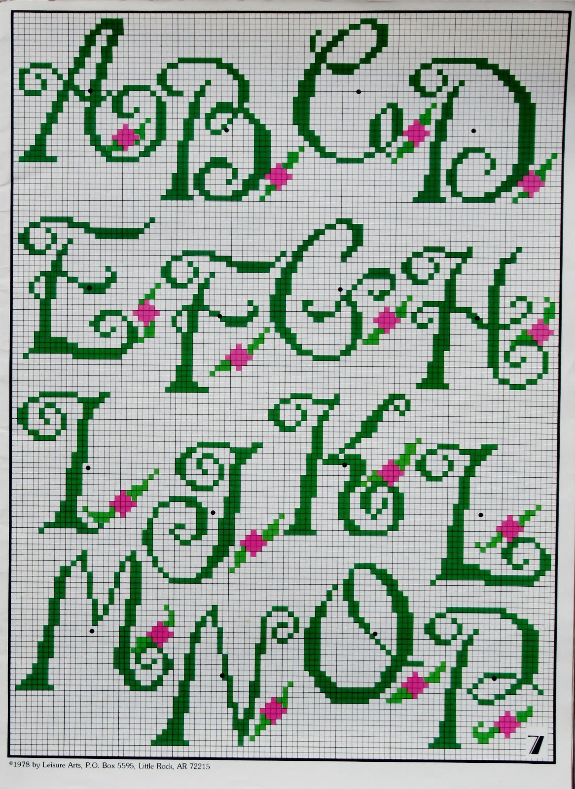 Needlepoint Projects for Plastic Canvas, Leisure Arts Leaflet 138, Instructions