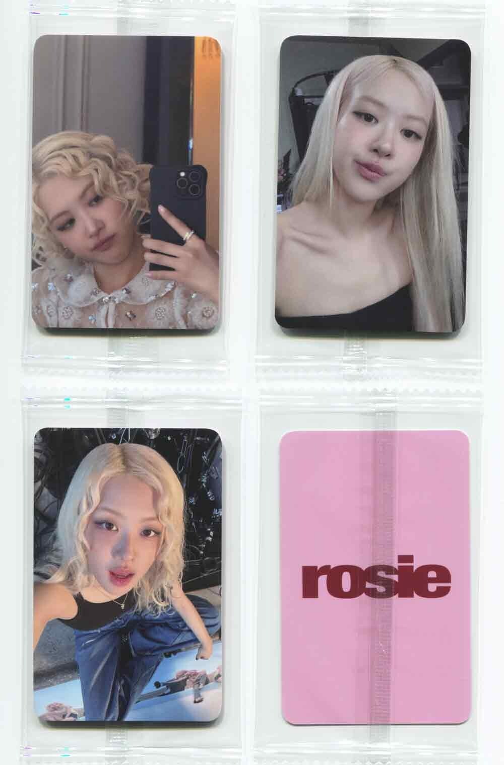 ROSE first studio album ROSIE [KTOWN4U] PREORDER EXCLUSIVE OFFICIAL PHOTOCARD