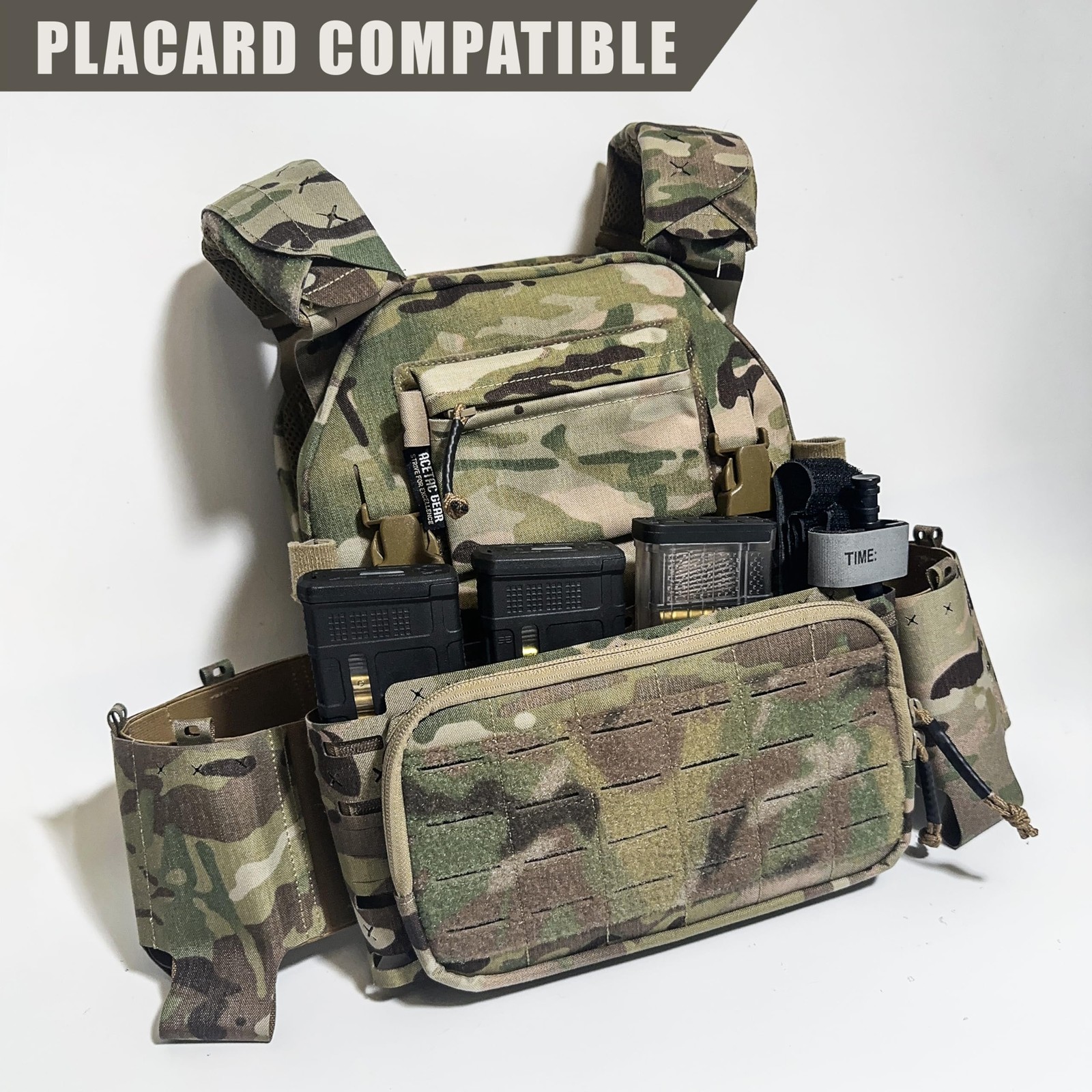 LPPC V.2 Tactical Vest, Low-Profile Vest, Modular, Placard Compatible, Made f...