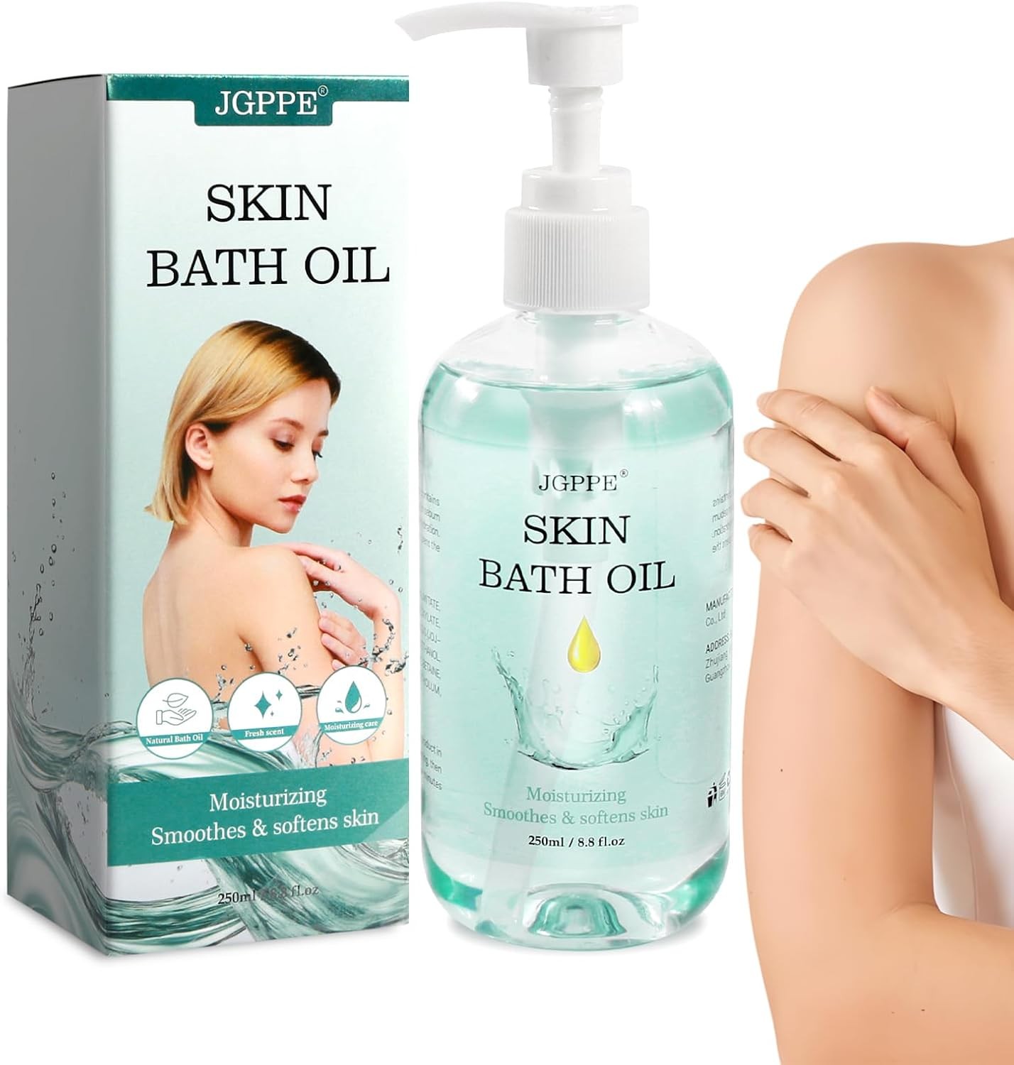 Skin Bath Oil Skin Moisturizing Smoothes & Softens Skin 50ml 08/27