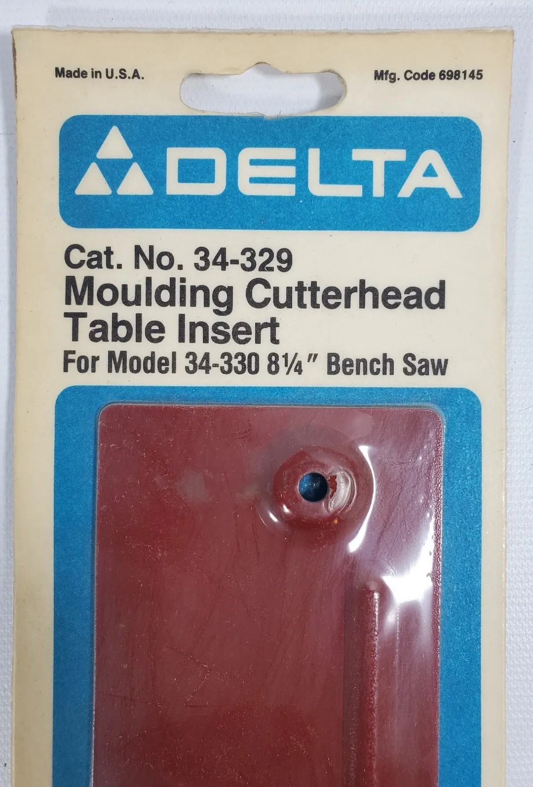 Delta 34-329 molding cutterhead table insert