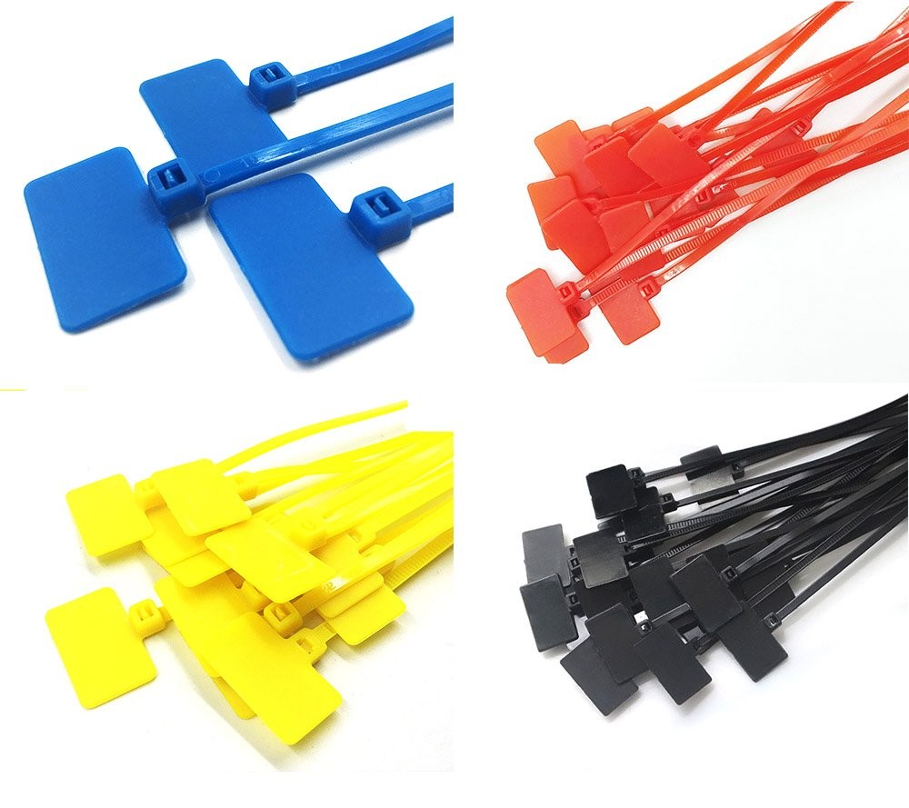 250pcs 6 inch Wire Zip Ties -locking Plastic Nylon Cable Ties Multicolor Netw...