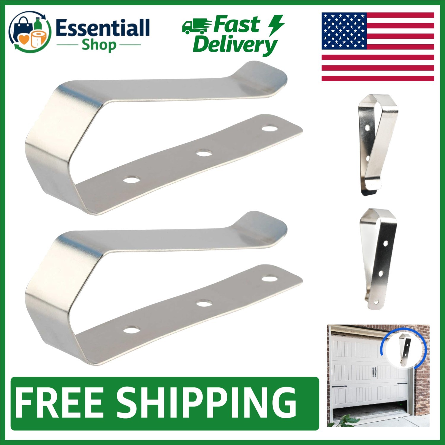Quick-Install Visor Clip Remote Replacement for Liftmaster Garage Doors - 2 Pack
