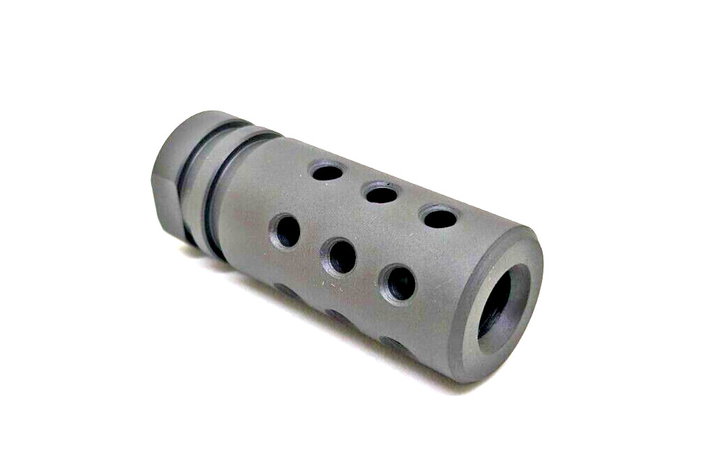 11/16-24 .45/70 2.25 Inch Muzzle Brake Compensator  W/ Crush Washer