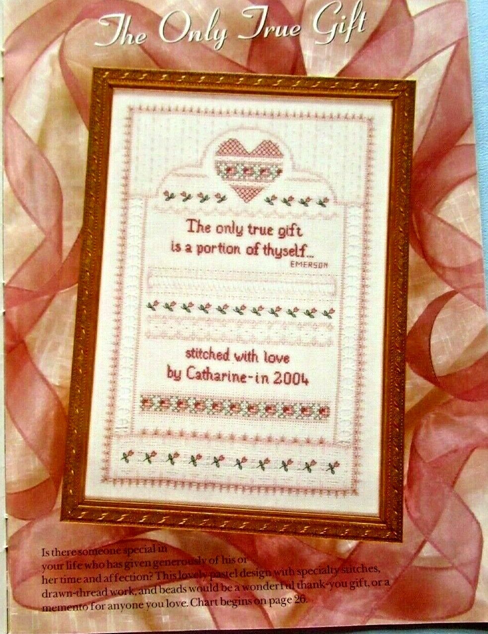 Winter Welcome True Gift Thyself Emerson Specialty Stitch CROSS STITCH PATTERNS
