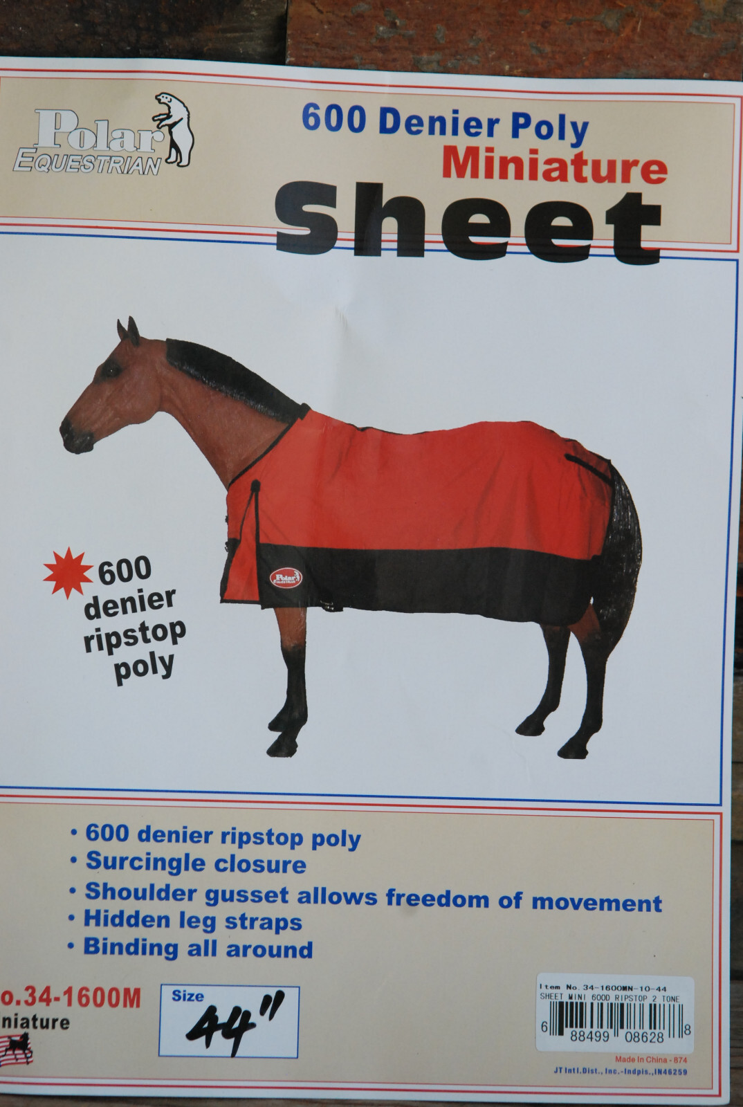 Polar Equestrian 600 Denier Poly Miniature Sheet Purple 44" No. 34-1600M