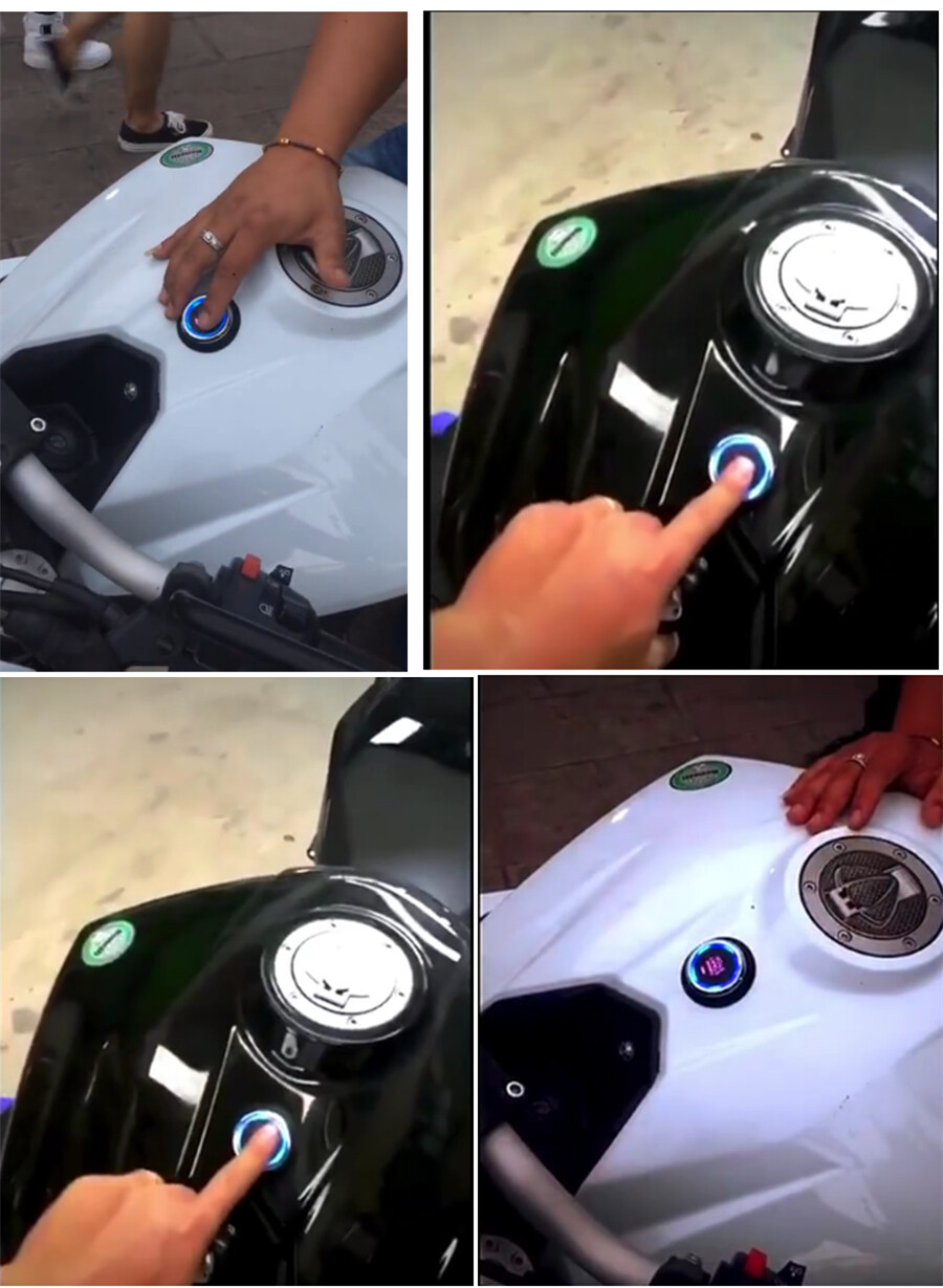 Car Engine Ignition Push Button Remote One Key Start Alarm System Security Kits