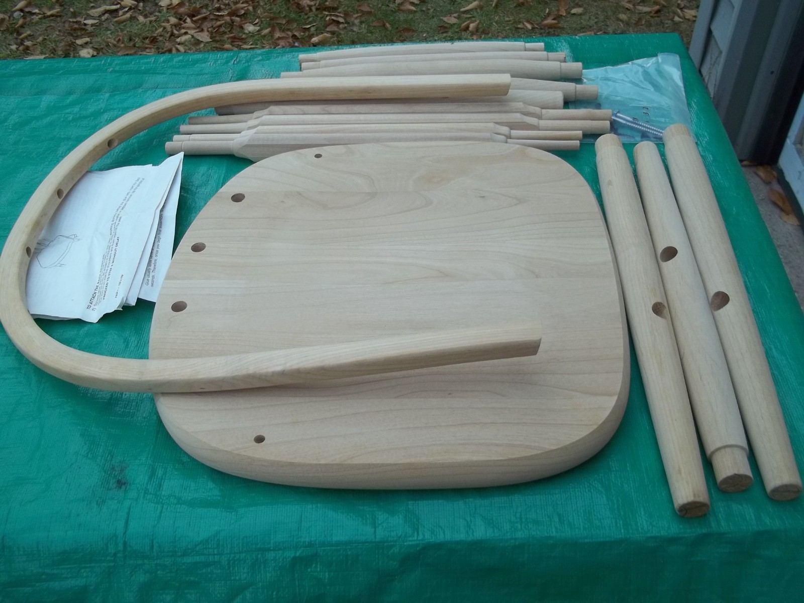 Hillcrest Hard Wood Chair 73W Kit. Made In USA...