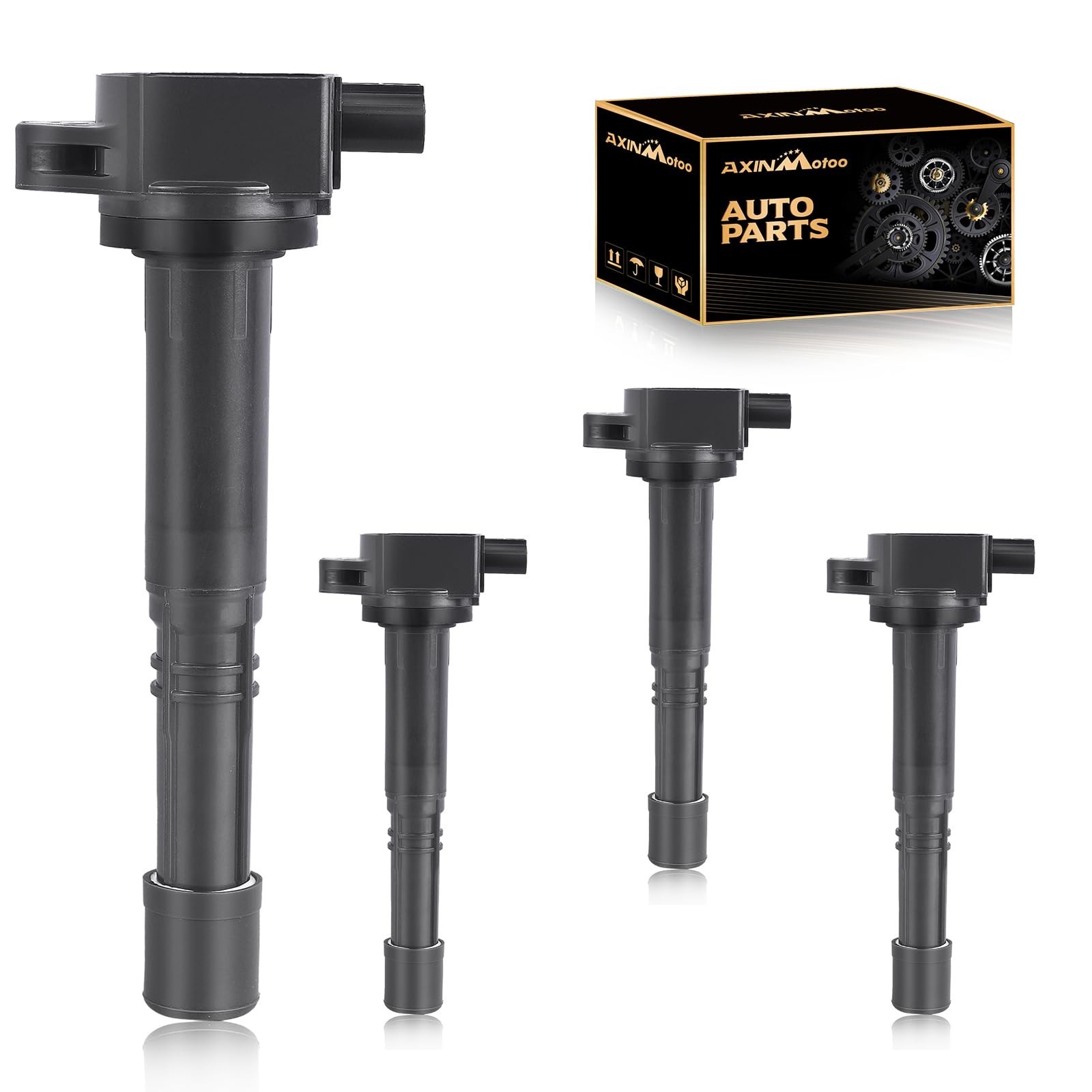 4PCS Ignition Coil Pack UF602 Replacement for Honda Accord Civic CR-V Crossto...