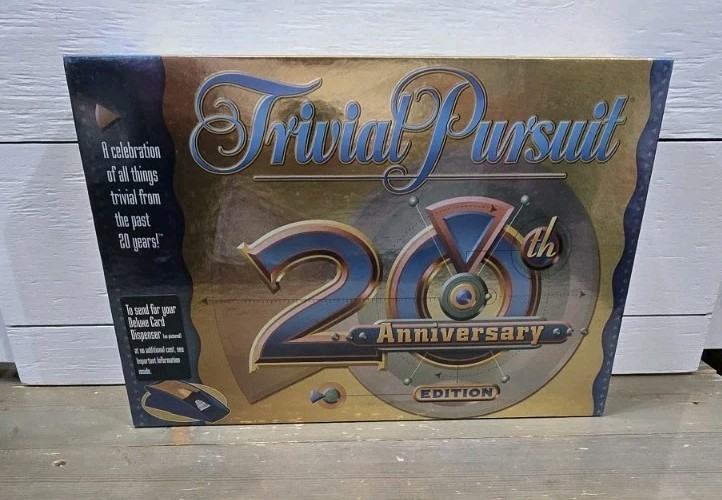 Trivial Pursuit 20th Anniversary "Millennial" Edition 1982-2002 NEW 100% SEALED