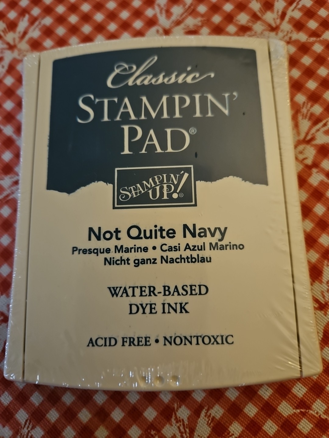 Classic STAMPIN Pad 'NOT QUITE NAVY' Sealed Never Used Smoke & Pet Free Home