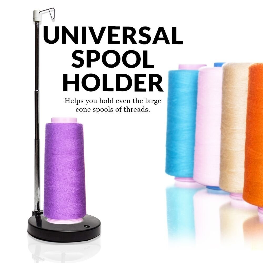 Adjustable Single Thread Spool Holder Stand –Smooth Feed for Sewing &Embroidery