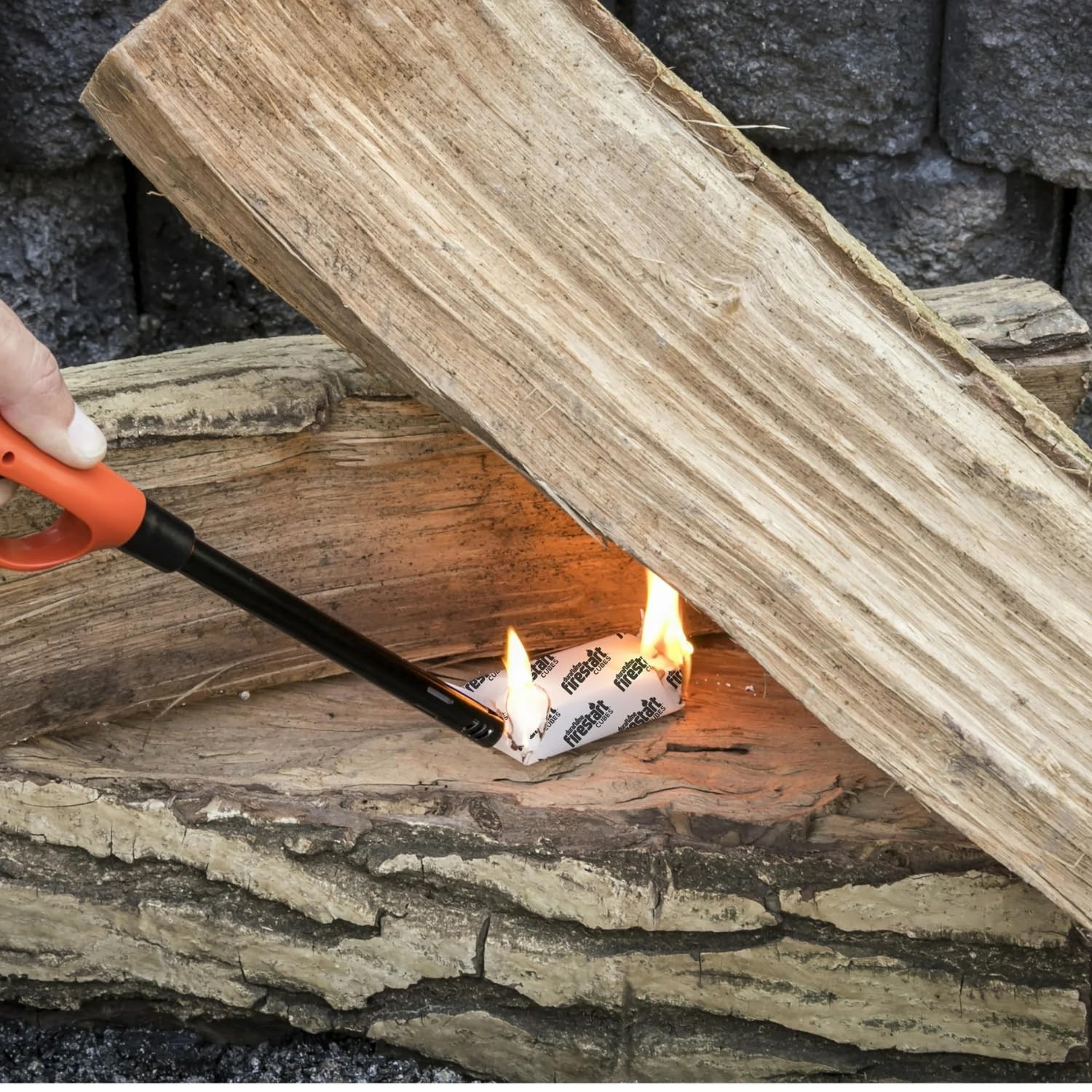 Firestarter Cubes, 18 Pack - Quick Lighting Firelighters for Grills & Campfires