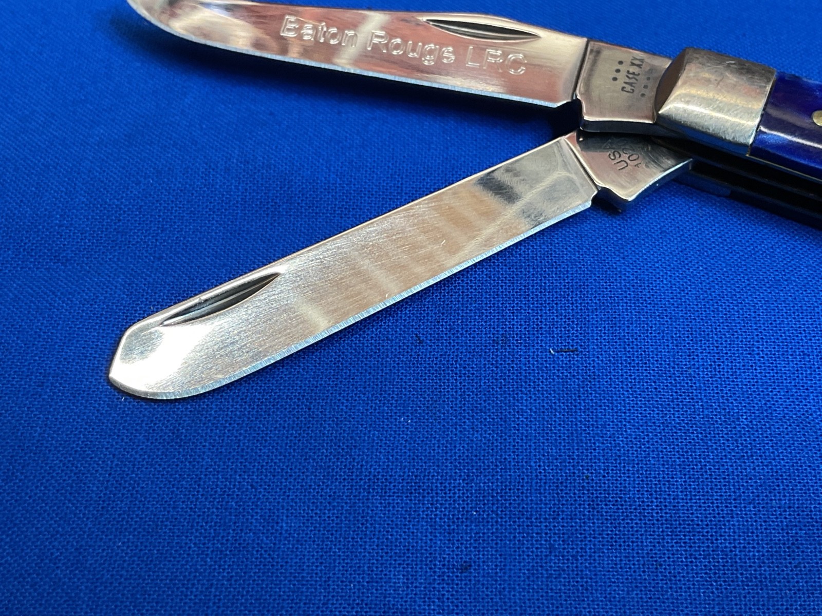 Case XX 10207 Blue Pearl Kirinite Mini Trapper USA