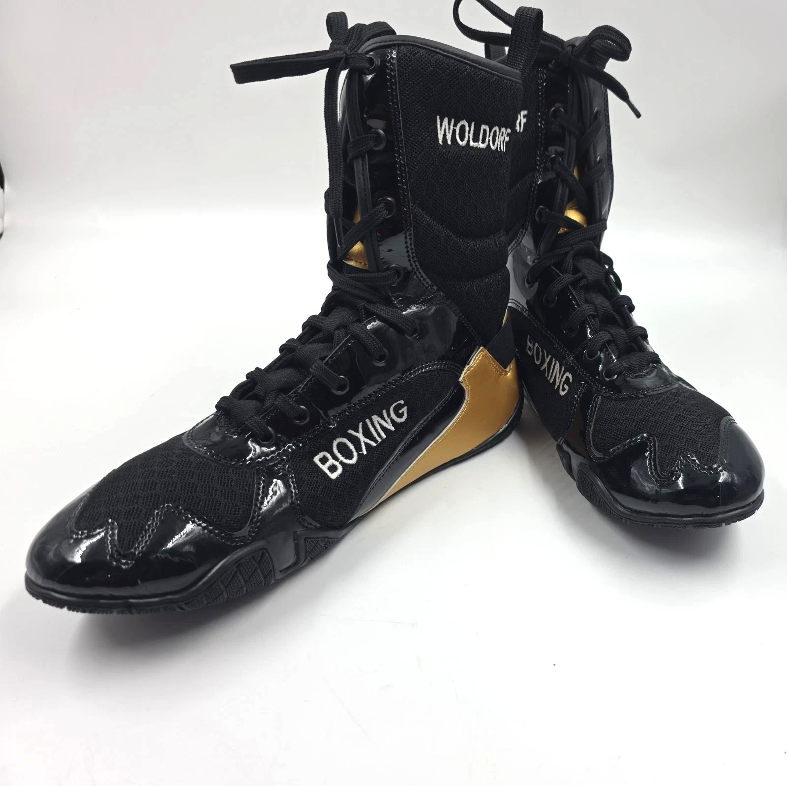 Unisex Athletic Boxing Fight Shoes with Lightweight High Top Training Footwear