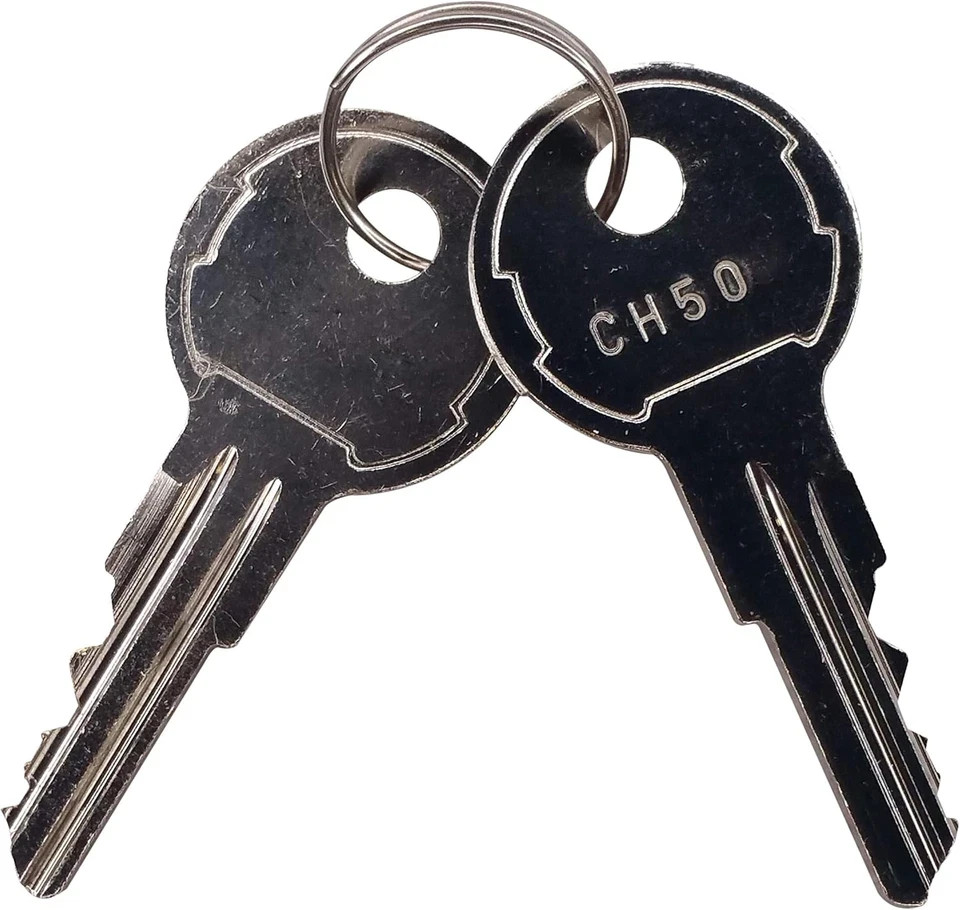 (2 Pack Keyed Alike) Truck Tool Box Locks with Keys - Replacement Pickup Toolbox