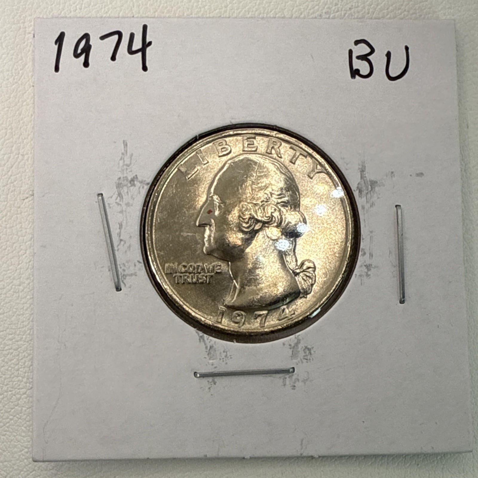 1974 Washington Quarter BU (Brilliant Uncirculated) Philadelphia Mint