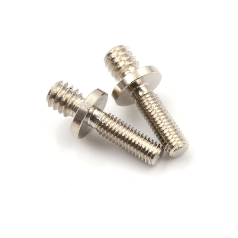 2pcs long 1/4" Male Threaded to M5 Male Threaded screw Adapter for tripod cam-t-
