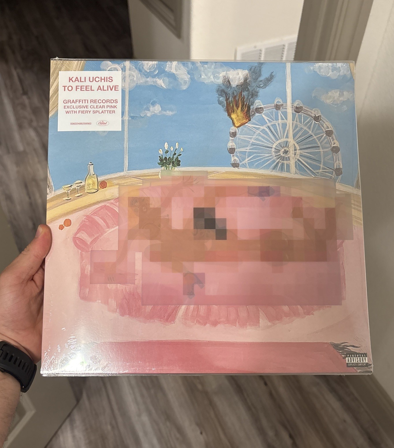 Kali Uchis To Feel Alive LP Graffiti Records Pink Fiery Splatter LE /2000 NEW