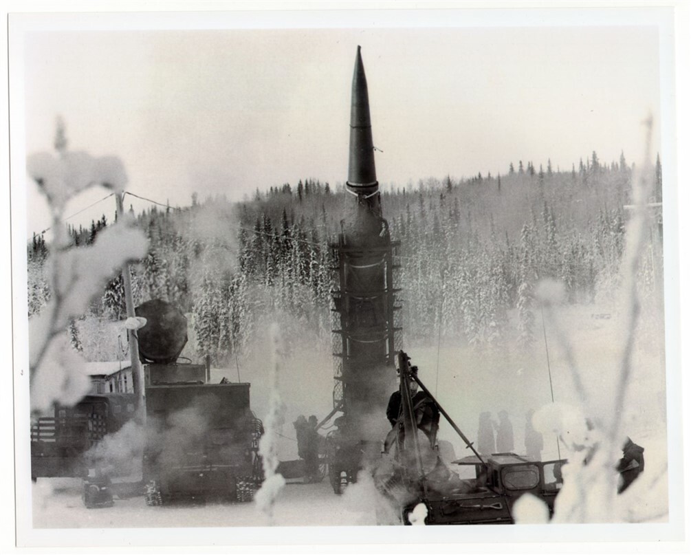 1970s Pershing Missile Test Fort Wainwright Near Fairbanks Alaska 8x10 Photo