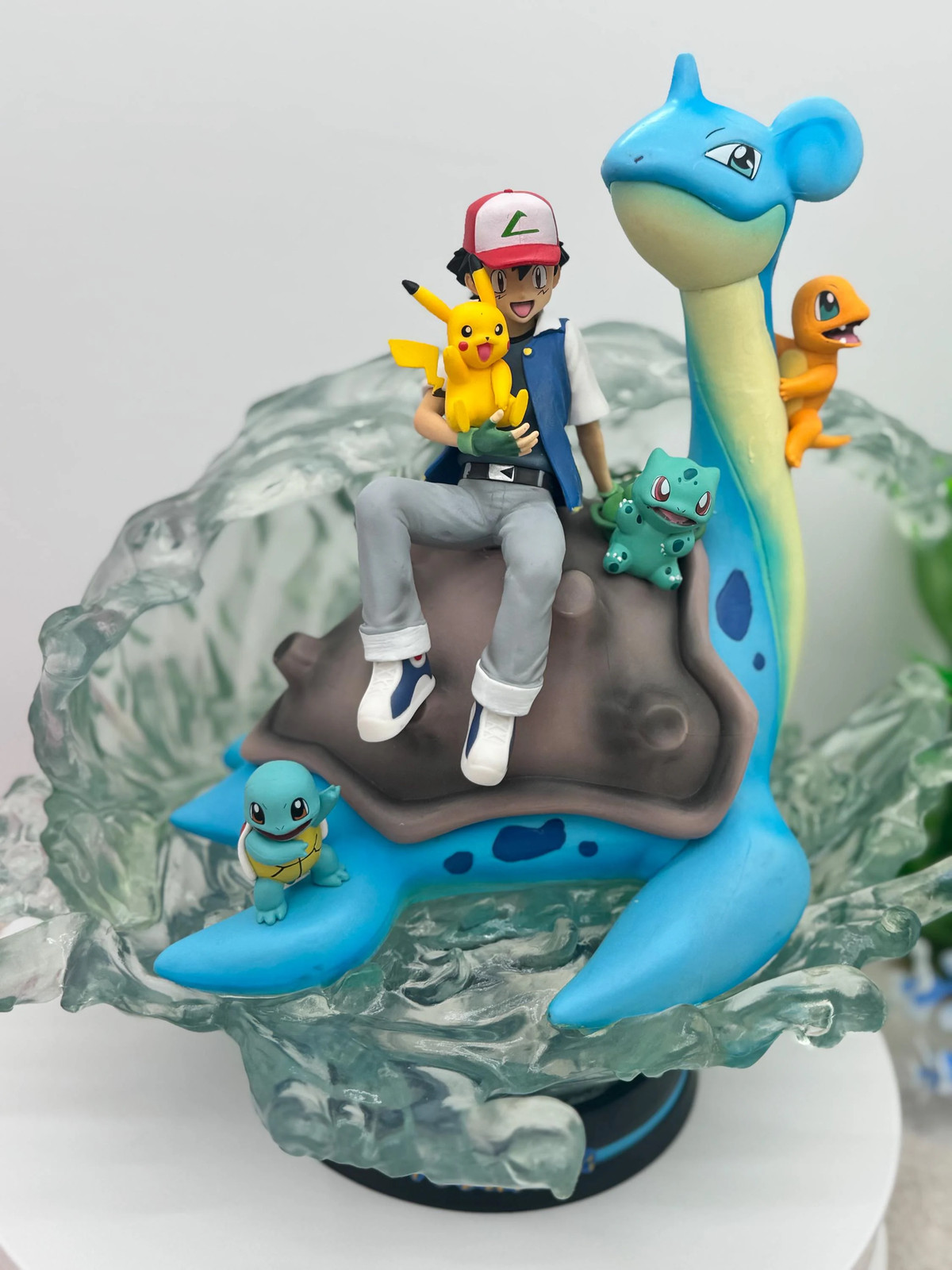 Lapras Statue with Ash, Pikachu, Bulbasaur, Squirtle, & Charmander