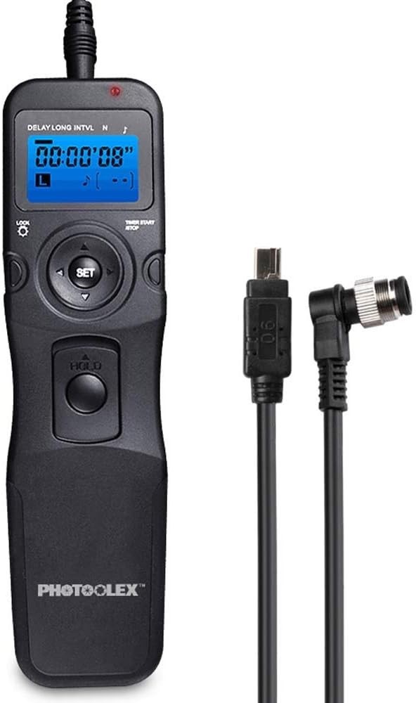 PHOTOOLEX Intervalometer Digital Camera Remote Shutter Release Controller T710N