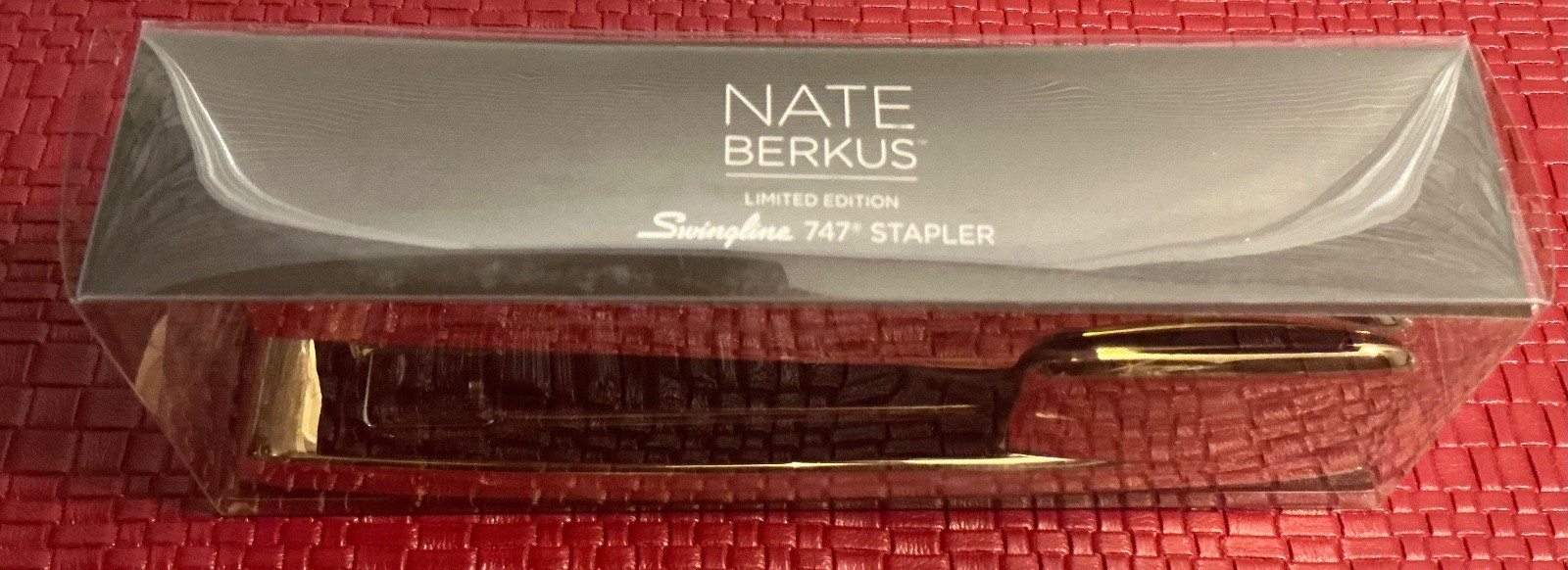 Nate Berkus x Swingline 747 Business Stapler Gold Metallic Limited Edition NEW