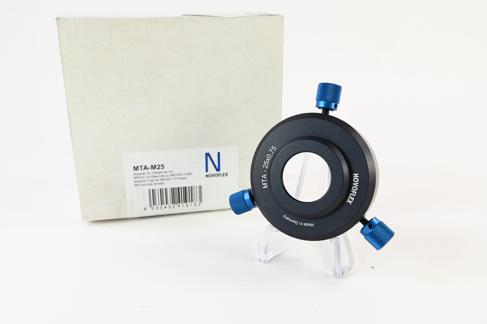 Novoflex Adapter Cap for lenses with M25-thread to MICRO-TUBE MTA-M25 #G322