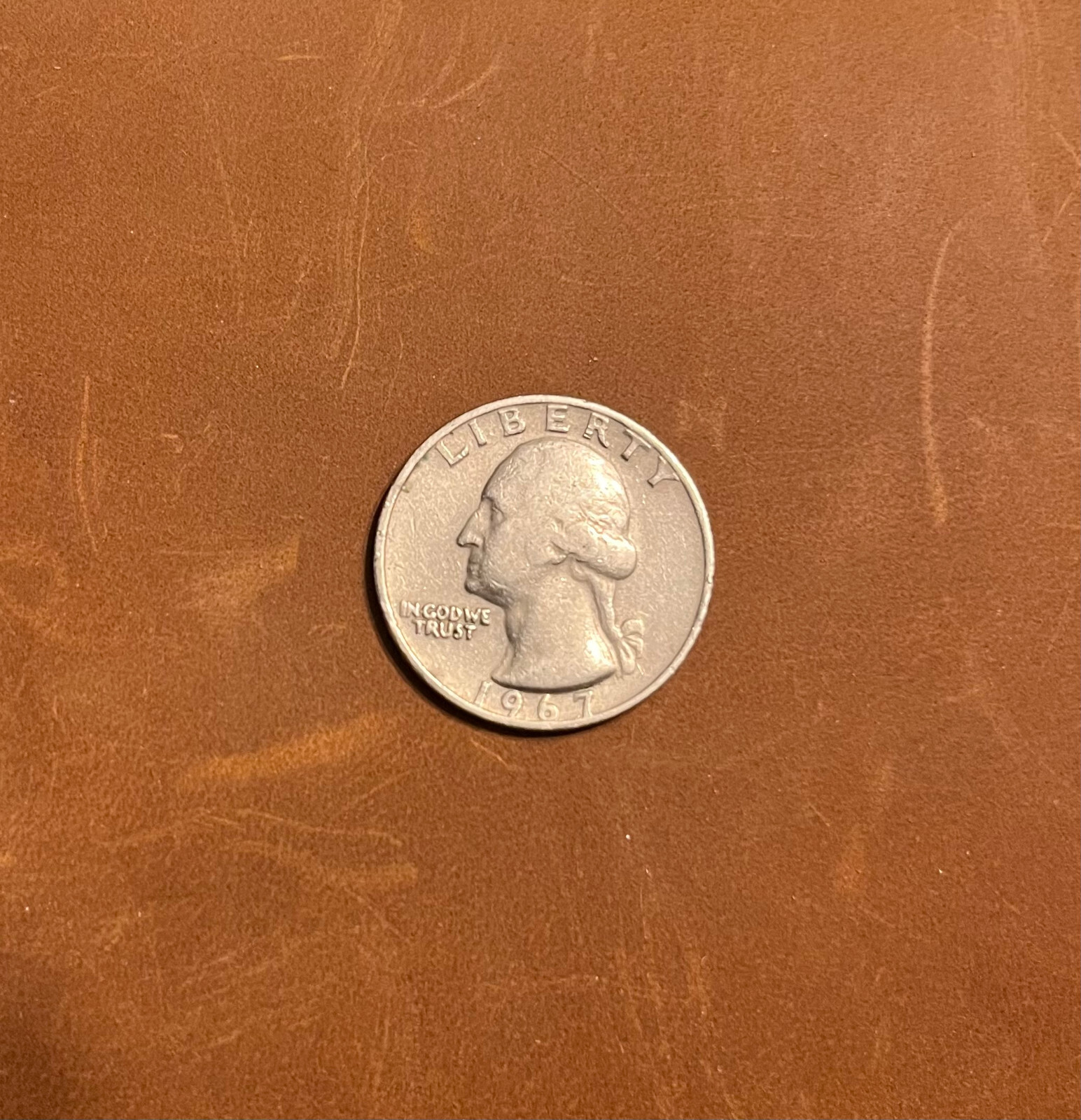 1967 US Quarter NO MINT MARK