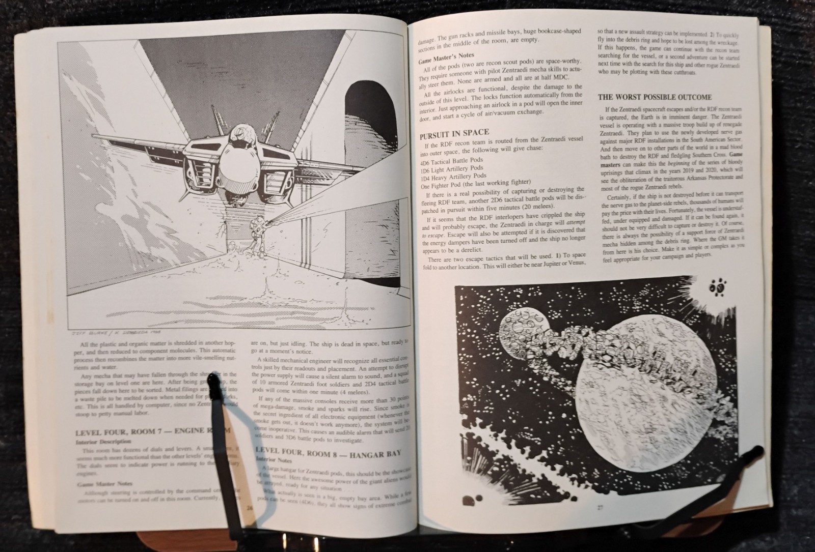 Robotech Ghost Ship RPG Adventure Module 1988 Palladium Books