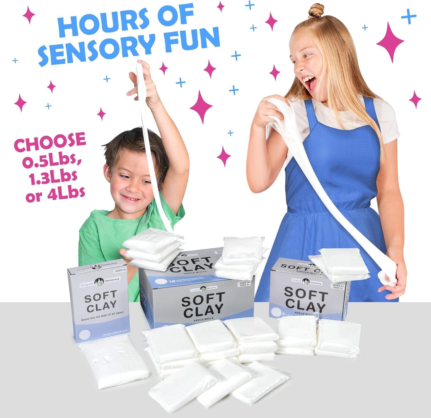 Cloud Dough & Butter Slime Clay Kit - 4 lb