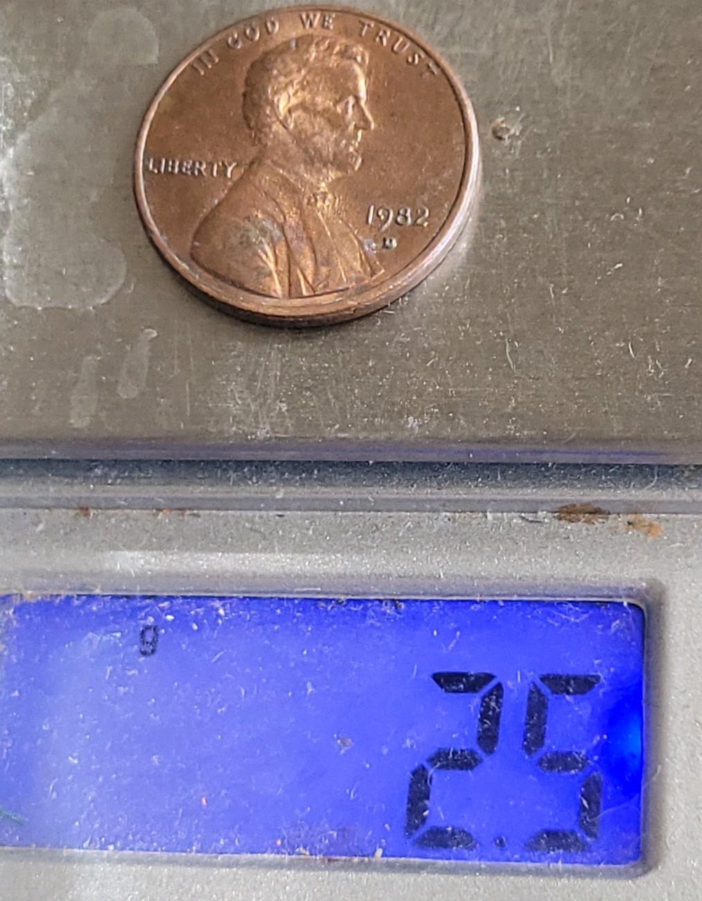 1982 D Lincoln Cent Small Date 2.5g