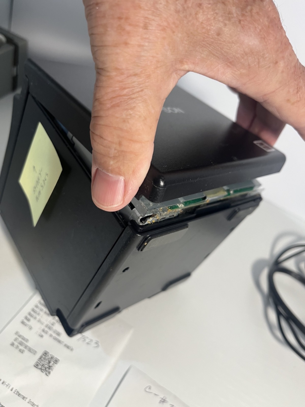 EPSON TMm30ii BLUETOOTH Printer + Power Supply ~TESTED #c7523 $5s/h