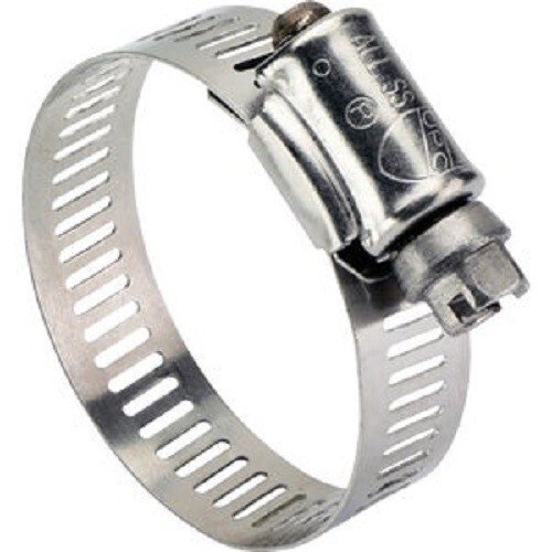 (10-pk) Ideal 11/16 In. - 1-1/2 In. All Stainless Steel Marine-Grade Hose Clamp