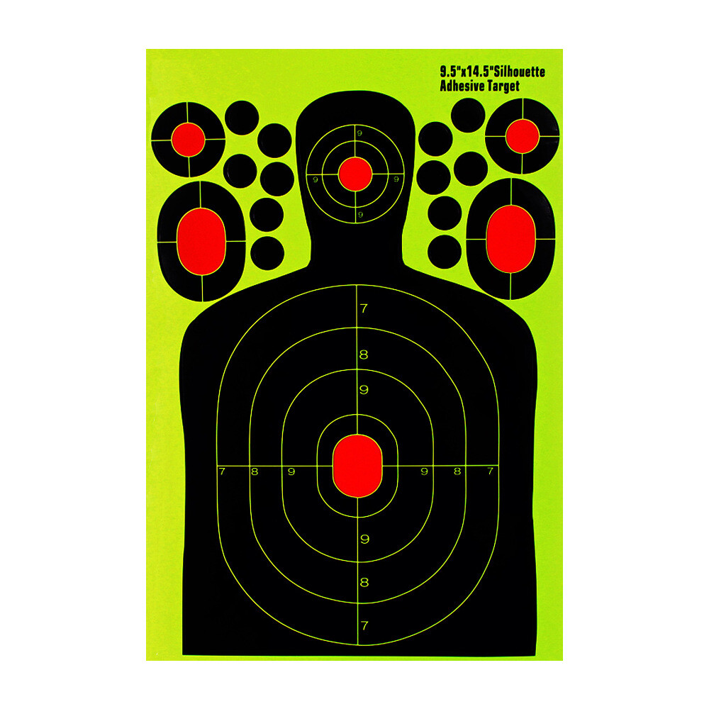 Shooting Targets Reactive Splatter Range Paper Target Gun Shoot Rifle 2/40Packs
