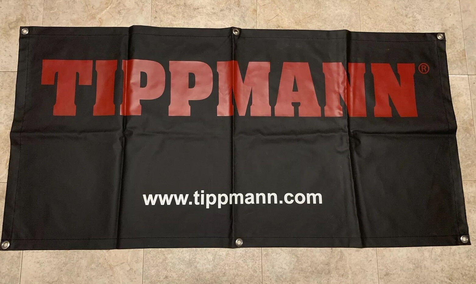 NEW Tippmann .com Paintball Red Logo Promo Dealer Store Banner Ad Big 48" x 24"