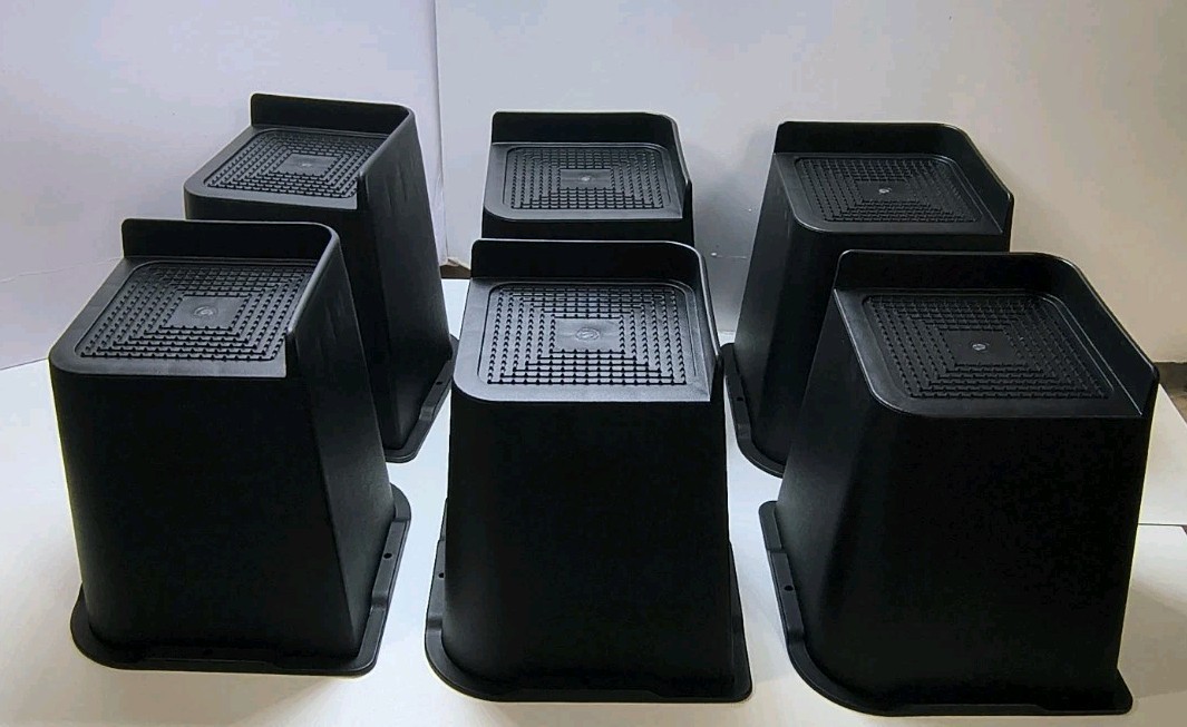 Bed Risers 6 inch,  Heavy Duty, Oversized Furniture Riser for Couch Sofa 6000lb
