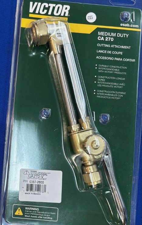 Victor CA270-V Cutting Attachment  New 0387-2600 Medium Size Medium Duty