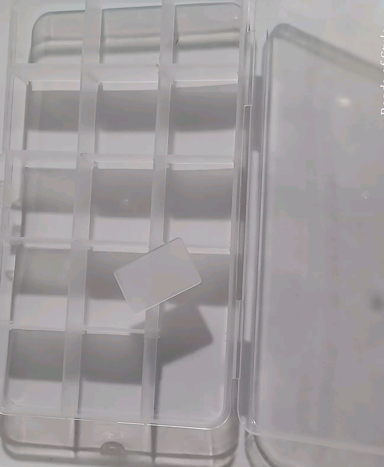 Plastic Bead Jewelry Storage Organizer 15 Compartment Customizable