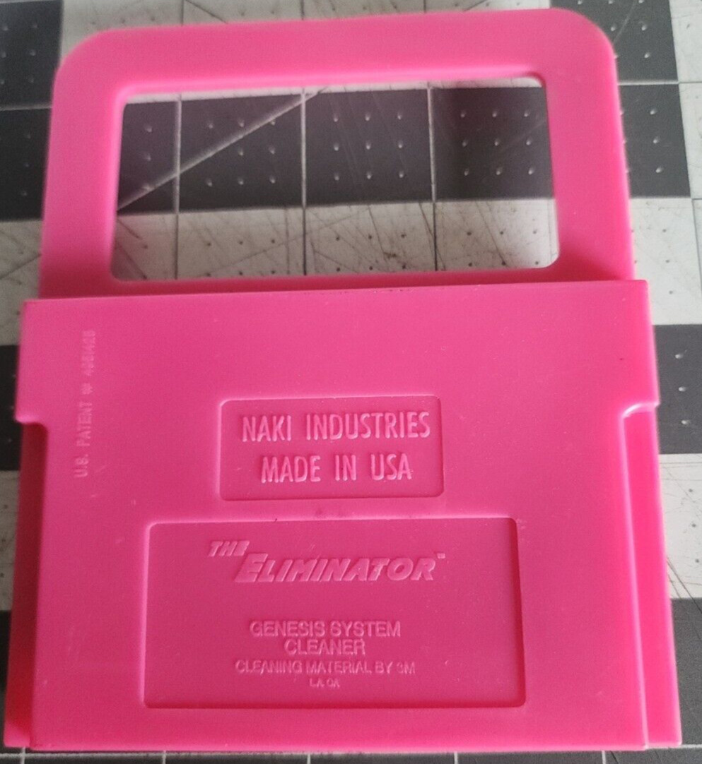 Vintage NAKI Eliminator Cleaning Kit for the Sega Genesis and Sega made in U.S.A