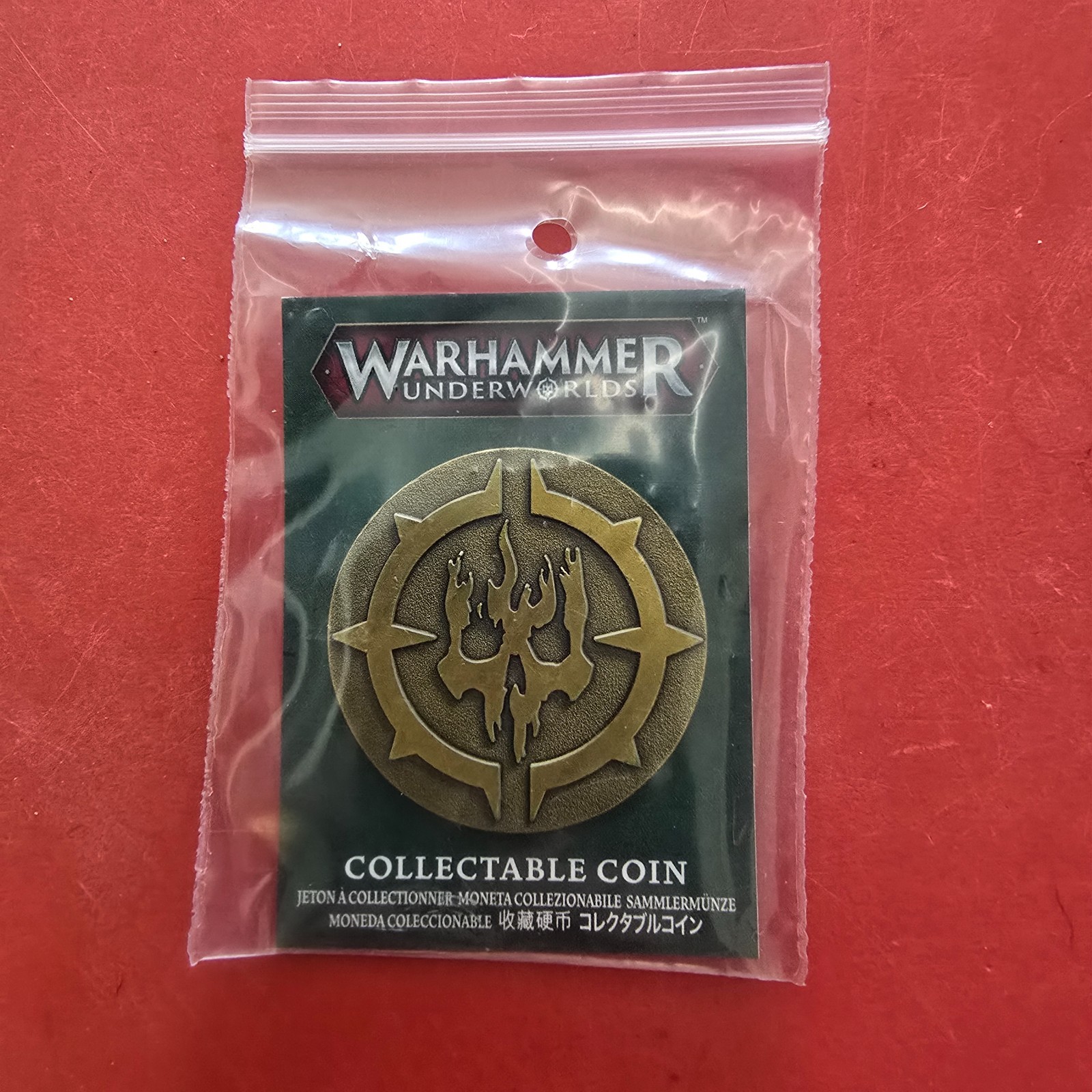 Warhammer Underworlds Collectible Coin-Chaos-Aelves-Orruk-Gloomspite-Aelves