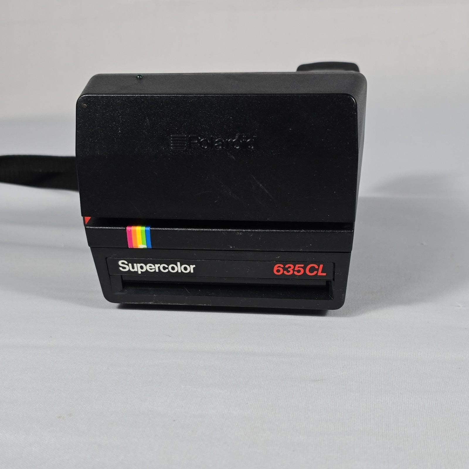Polaroid Supercolor 635CL Instant Camera Black Uses 600 Film Vintage Photography