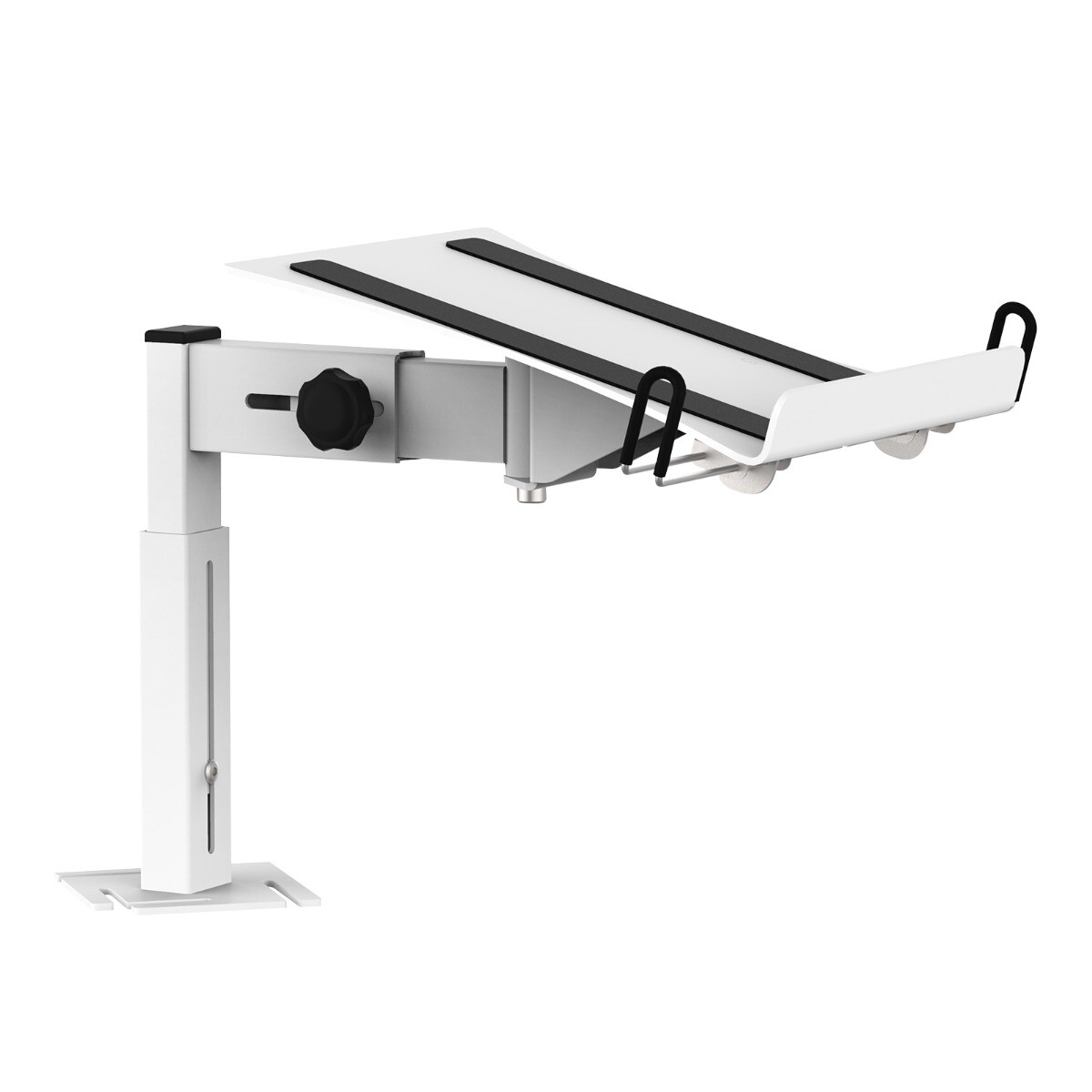 ProX XF-B3LSWH White Universal Side Laptop Shelf Mounting Stand for Humpter W...