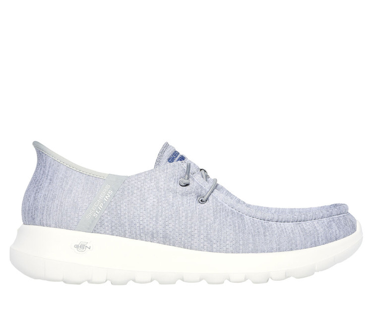 SKECHERS Go Walk Max-Halycon White Gray Slip-ins Sneaker Men's sizes 7-14/NEW!!