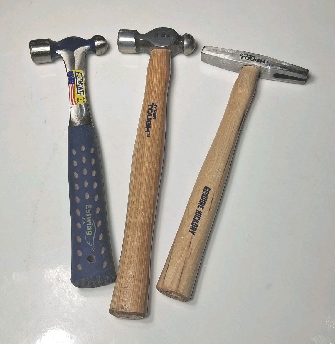 Estwing Ball Peen Hammer, Hyper Tough Ball Peen Hammer & Tack Hammer Lot