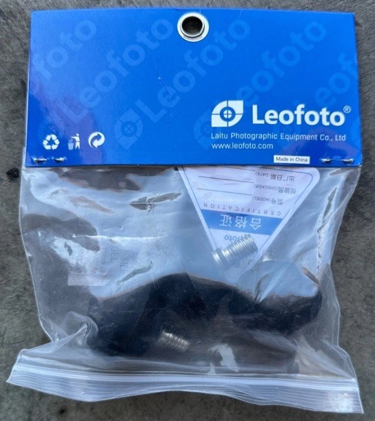 Leofoto LF-22 Set of 3 38mm Universal Size 3/8"" Rubber Tripod Feet Non-Slip NEW